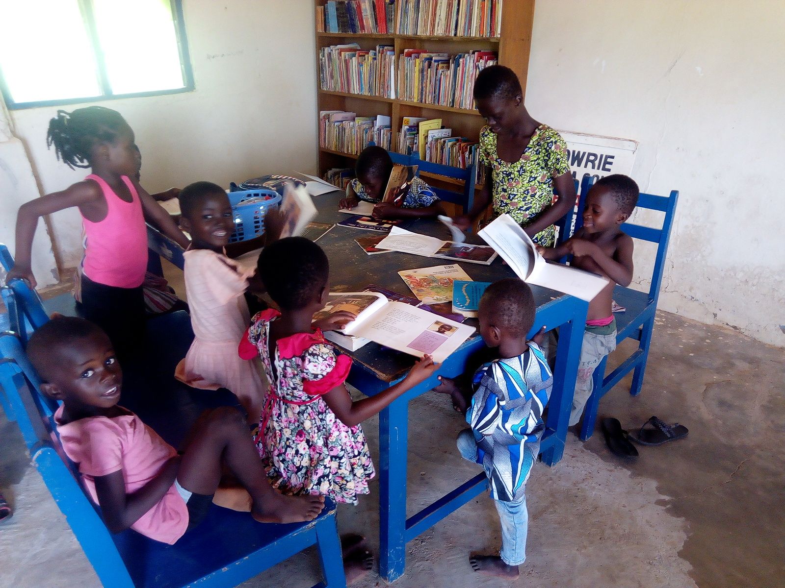 Photos from GowrieKunkua community library Friends of African